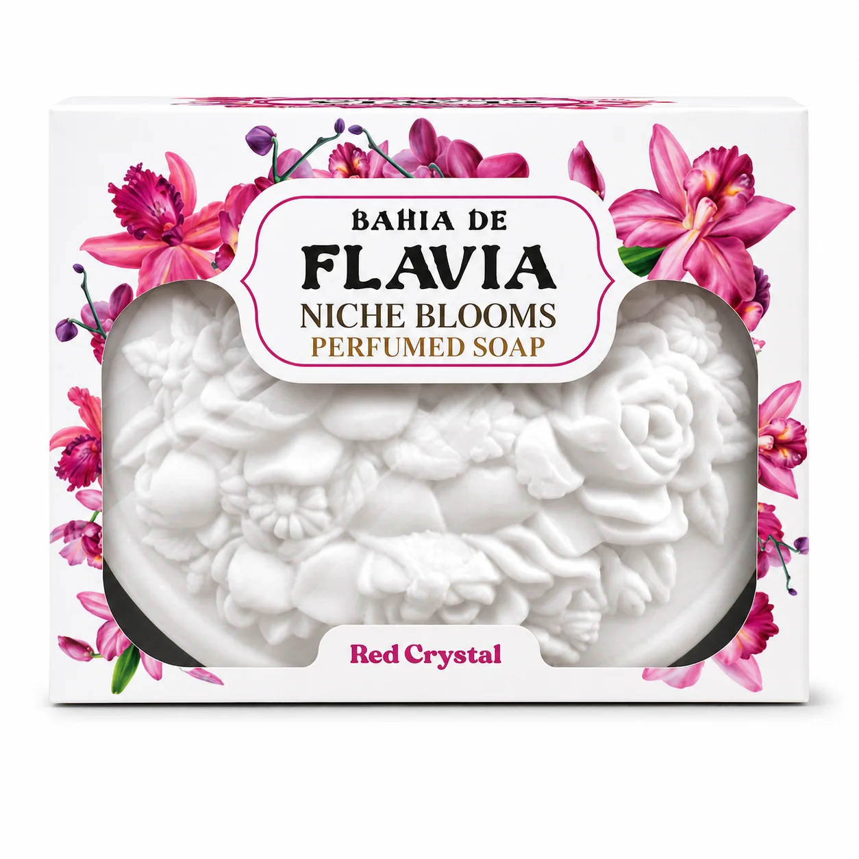 Мыло FLAVIA RED CRYSTAL 125гр