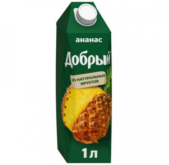 Нектар Добрый 1л Ананас Яблоко