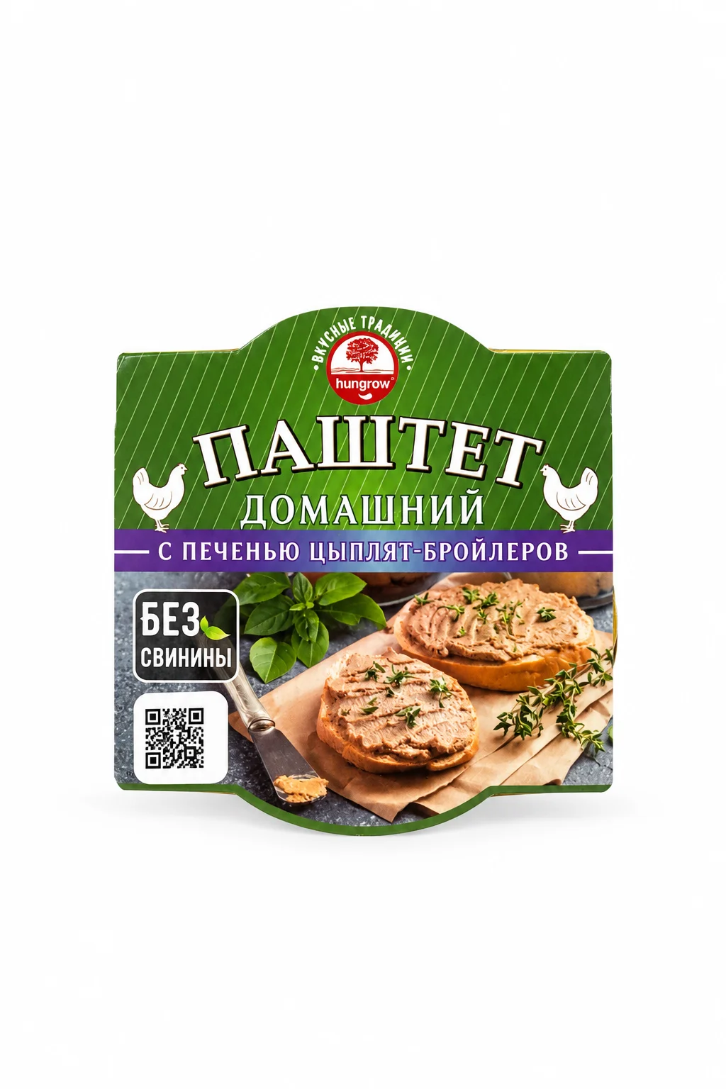Паштет Hungrow с печенью цыплят-бройлеров 90г