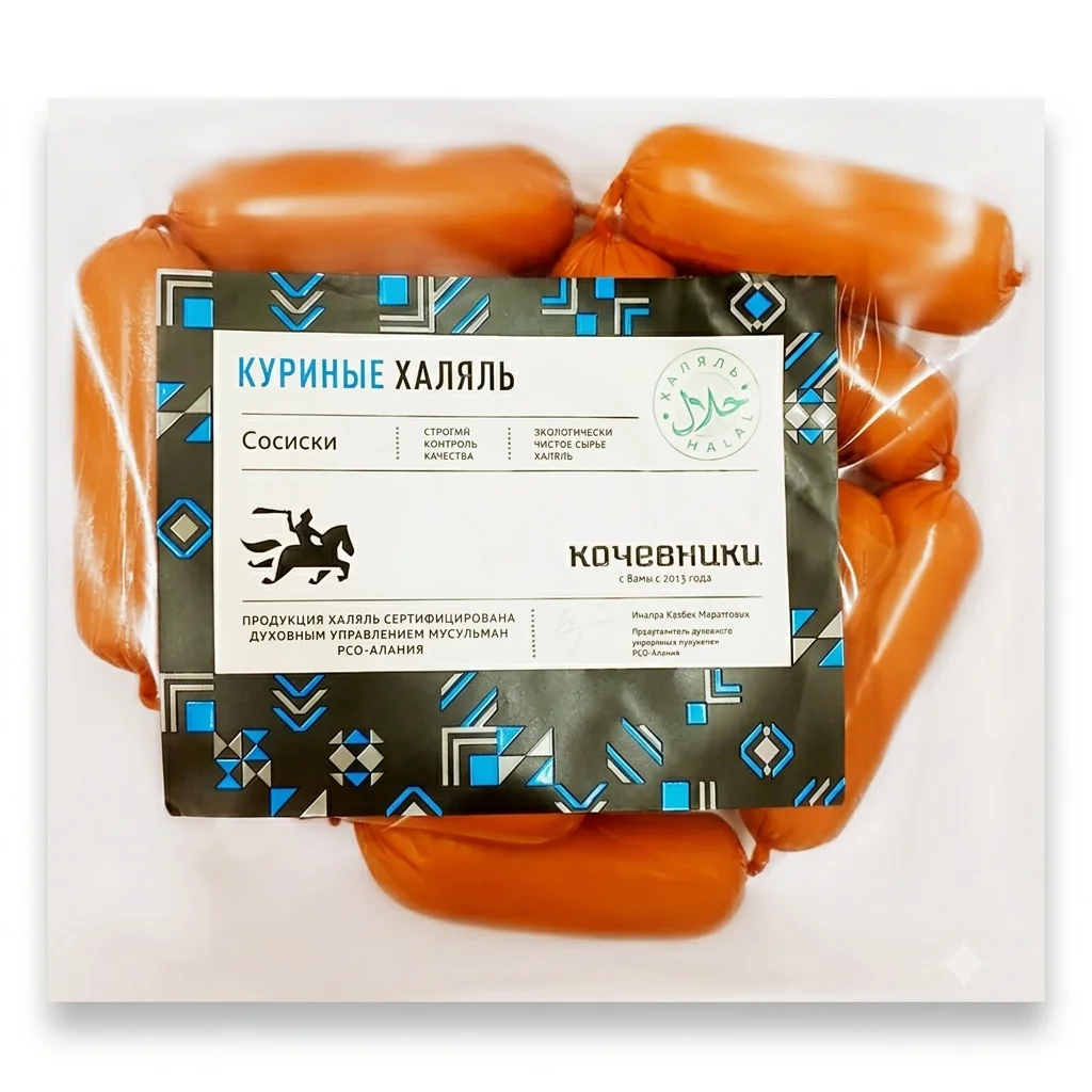 Сосиски Кочевники Сливочные в/у Халал